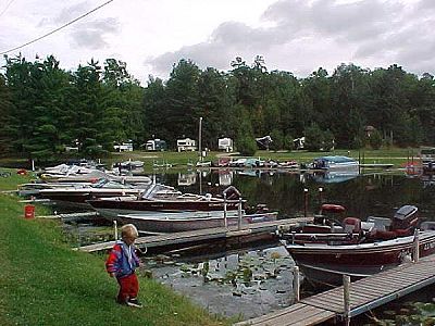 Boat Harbor Evergreen Lodge on Woman Lake Minnesota