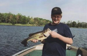 Fishing on Woman Lake at Evergreen Lodge Longville Minnesota