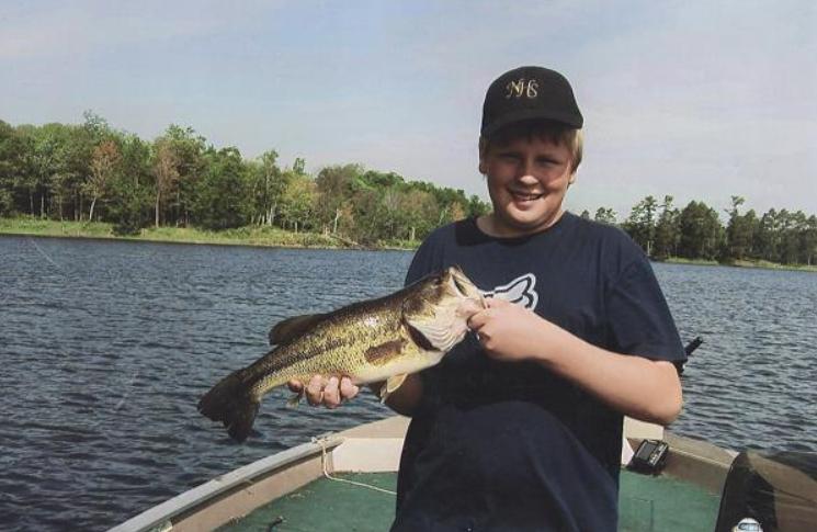 Fishing on Woman Lake at Evergreen Lodge Longville Minnesota